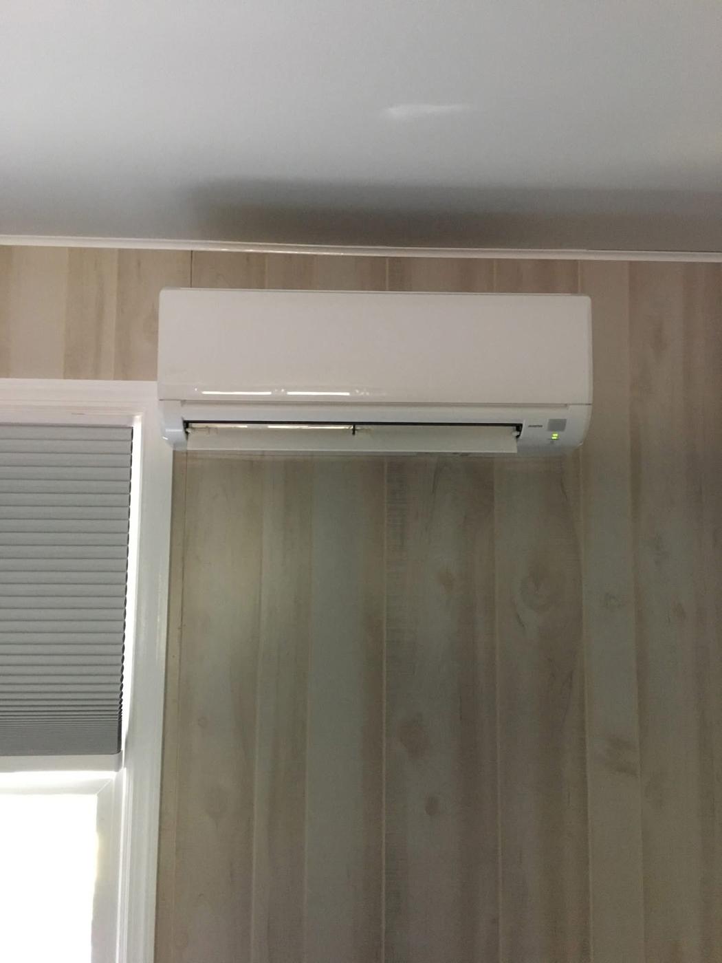 Ductless mini-split head installed by Wayne's HVAC